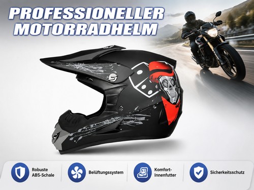 Motorradhelm integralhelm mit - integralhelm,