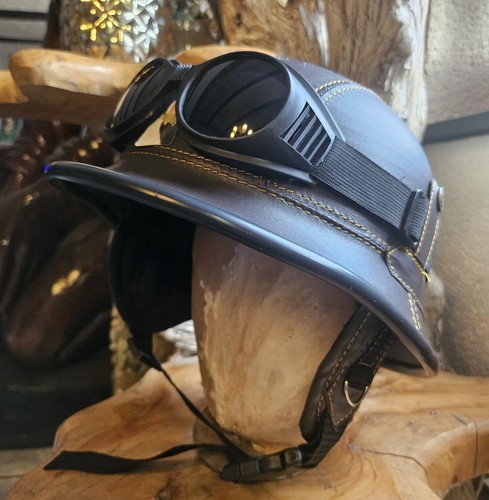 Chopperhelm bikerhelme braun - chopperhelm, bikerhelme,