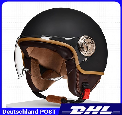 Schwarz motorradhelm - schwarz,