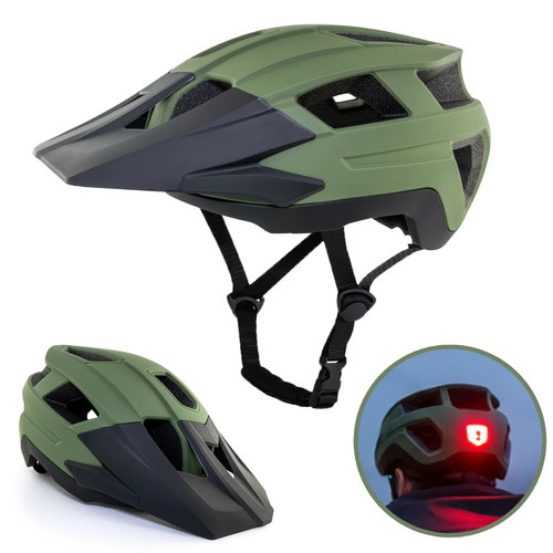 Fahrradhelm mit rücklicht - fahrradhelm, +