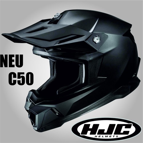 Hjc crosshelm c50 - crosshelm, schwarz