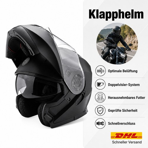 Robuster motorrad klapphelm - motorrad,
